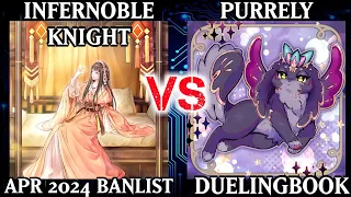 Infernoble Knight vs Purrely | Dueling Book