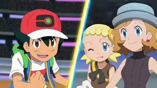 Pokemon Battle: Ash Vs Serena and Bonnie