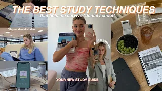 THE BEST STUDY TECHNIQUES that have helped me survive school