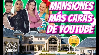 LAS 10 MANSIONES MÁS LUJOSAS Y COSTOSAS DE LOS YOUTUBERS 🤑 💸  💰