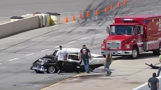 INSANE 55 Chevy Crash – Driver Walks AWAY!