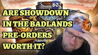 Are Showdown in the Badlands Preorder Bundles Worth Buying? The Math Will Surprise You! Hearthstone