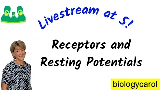 Receptors and Resting Potentials