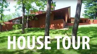 Touring The Frank Lloyd Wright House in Ebsworth Park (Kraus House) | This House Tours