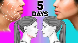 FACE LIFT + JAWLINE + DOUBLE CHIN | 3IN1 FACE EXERCISE CHALLENGE