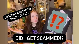 I bought a haunted Chucky doll!? Did I get scammed!?