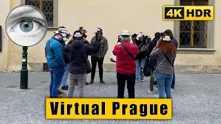 Prague Virtual Walking tour through Old Town Square 🇨🇿 Czech Republic 4K HDR ASMR