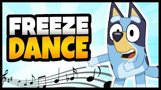 Bluey Freeze Dance | Brain Break | Just Dance | GoNoodle Inspired