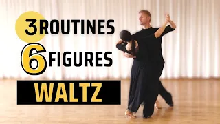 How to Dance 3 Waltz Routines with ONLY 6 Figures|The step-by-step guide