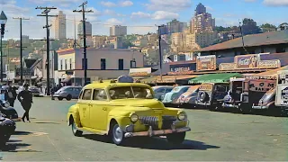 Wonderful San Francisco 1940s in Color [60fps, Remastered] w/sound design added