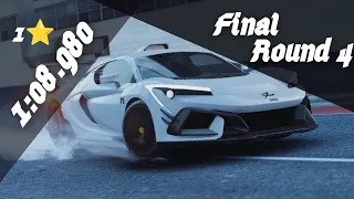 1⭐ - 1:08.980 | FV Frangivento GT3 Grand Prix - Final Round 4 [ Naniwa Tour ] - Asphalt 9