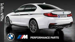 2021 BMW 5 Series Sedan with BMW M Performance Parts