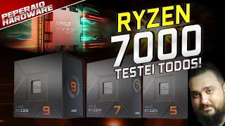 Minha experiência com AMD RYZEN 7000 e 7000x3D, um ano depois! (+ 13ª geração Intel)... Vale a pena?