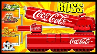 Coca Cola Tank / WOT | Мега танки VS Мега Босс | Мультики про танки | Arena Tank Cartoon