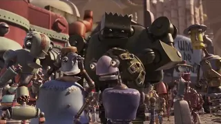 Robots Fixing scene with I’m a Believer (Reprise) form Shrek