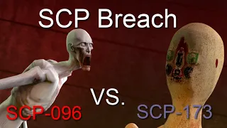 SCP-096 Vs. SCP-173 [SFM]