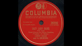 LAZY LADY BLUES / COUNT BASIE and his ORCHESTRA (Vocal:Jimmy Rushing) [COLUMBIA 36990]