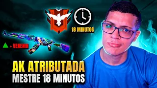 🔥 18 MINUTOS PEGO ATÉ MESTRE! MELHOR DO MUNDO - FREE FIRE AO VIVO