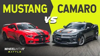 Który jest lepszy? Mustang GT vs Camaro SS | WWIT Battle #3