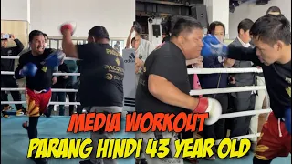 Updating Manny Pacquiao Media workout in Korea vs Dk Yoo Credit Joseph Jose