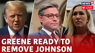 Speaker Johnson LIVE | GOP 'Rebels' Declares War On Johnson | Marjorie Greene Vs Johnson | N18L