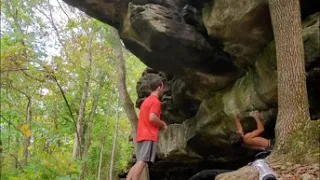 Turtle Head (V7) Peters branch, Sparta Mo