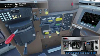 RailDriver Desktop Cab Controller showing 5 various Train Sim World 3 (TSW3) cab reactions.