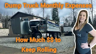 Dump Truck Monthly Expenses on My 2003 Kenworth T800 Truck and Trailer Dump Truck. $$$