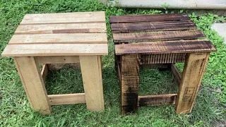 BANCOS DE PALETS - COMO HACER BANCOS DE PALETS - HOW TO MAKE PALLET BENCHES