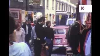 1960s Portobello Road London, Rare Unseen Colour Home Movie Footage