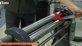 Bending roll machine