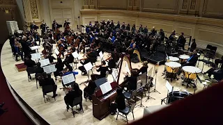 The TON orchestra at Carnegie Hall performing Symphony No. 1 by Nikolai Rimsky-Korsakov