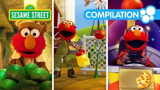 Elmo the Musical: Songs about Pizza, Guacamole, & Tomatoes! | Sesame Street Compilation