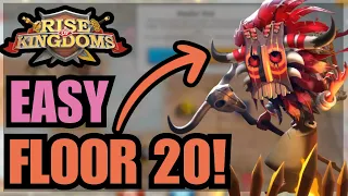 UPDATED Golden Kingdom GUIDE! Reach Floor 20 easily! Rise of kingdoms