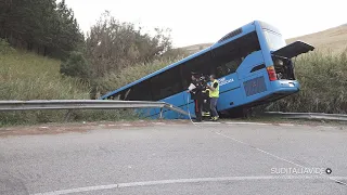 Montescaglioso,autobus esce fuori strada: feriti alcuni studendi