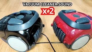 2 x Vaccum Cleaner Sound  | 2 Hours | Black Screen |  White Noise for Sleep