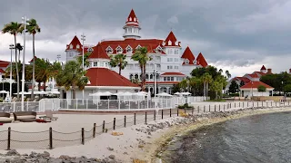 Disney's Grand Floridian Resort 2023 Walkthrough w/ Rain in 4K | Walt Disney World Florida May 2023