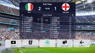 eFootball PES 2021 Euro 2020 PS5 4K HDR Final Italy vs England (Italy wins)