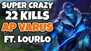 This 22 Kill AP Varus game was insane... ft. @Lourlo Poppy top. | Pekin Woof