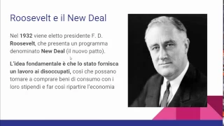 I ruggenti anni 20 e il New Deal (video lezione)