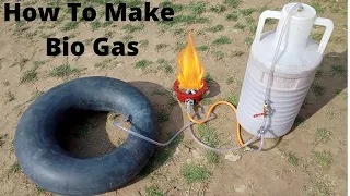 How To Make Free Gas from Fruit And Vegetables waste Bio gas plant  From Cow Dung