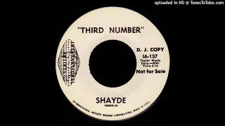 Shayde - Third number (Orig. 45 Superb 60's Texas Psychedelia)