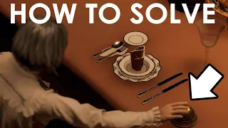 Resident Evil 4 REMAKE - How to Solve Dining Table Puzzle (Serpent Head Puzzle)