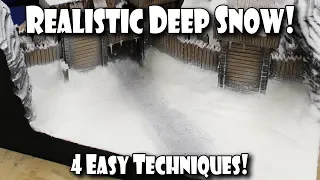 Easy Realistic Deep Snow Terrain