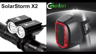 SolarStorm x2 & Meilan X6 Освещение для велосипеда | Распаковка