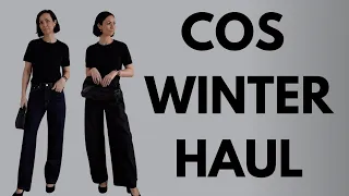 Winter COS Haul: The perfect jean, pointed toe boots, Alaïa round pant dupes and more...