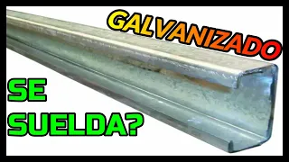 Galvanizado se puede soldar con electrodo?