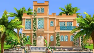 Sims 4 OASIS SPA 🐪 Courtyard Kit - SpeedBuild