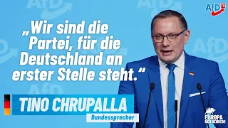 Tino Chrupalla: „Für uns steht Deutschland an erster Stelle!“