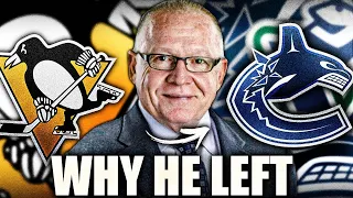 Jim Rutherford FINALLY REVEALS Why He Suddenly Left The Pittsburgh Penguins (Vancouver Canucks News)